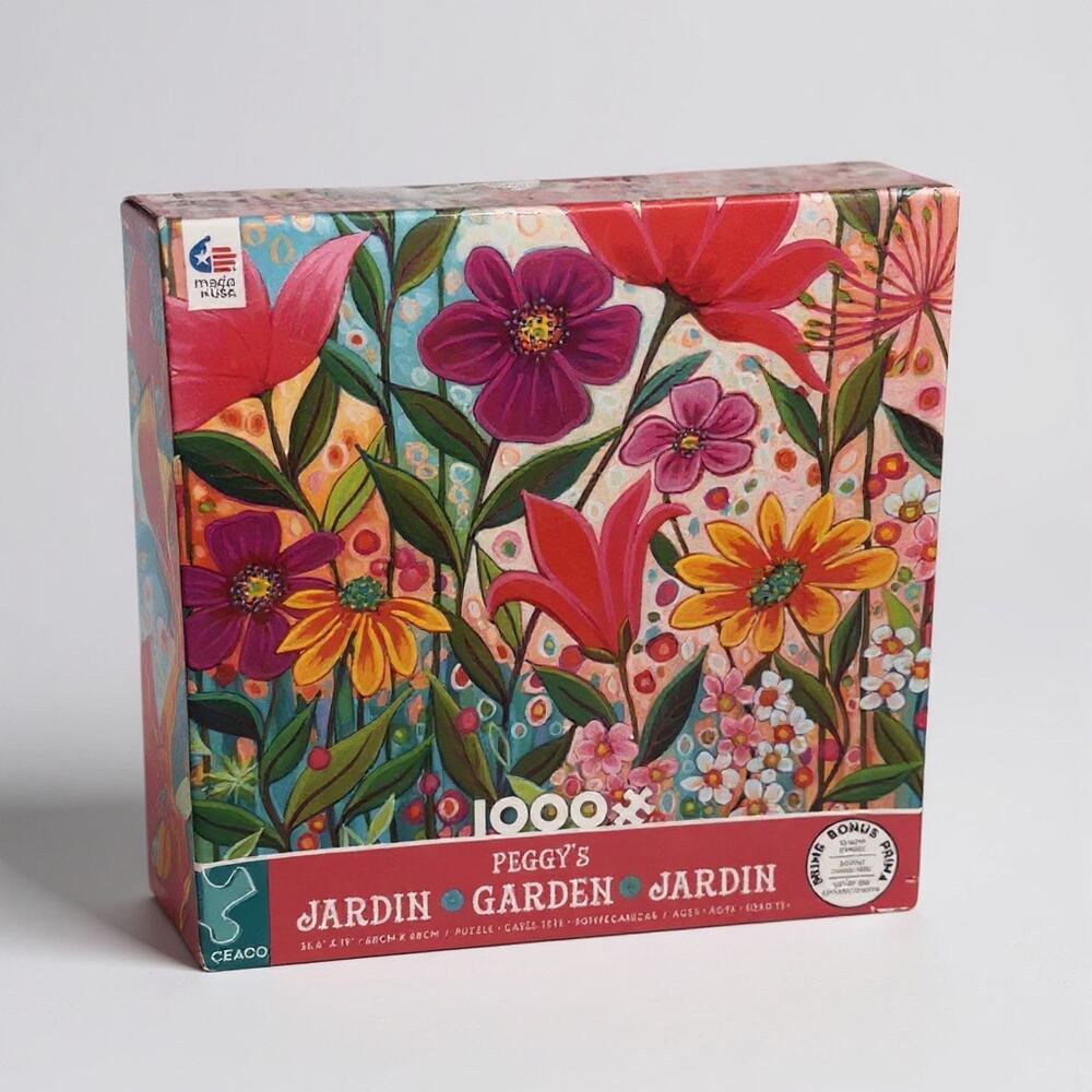 Ceaco Peggy's Garden 1000 Piece Jigsaw Puzzle